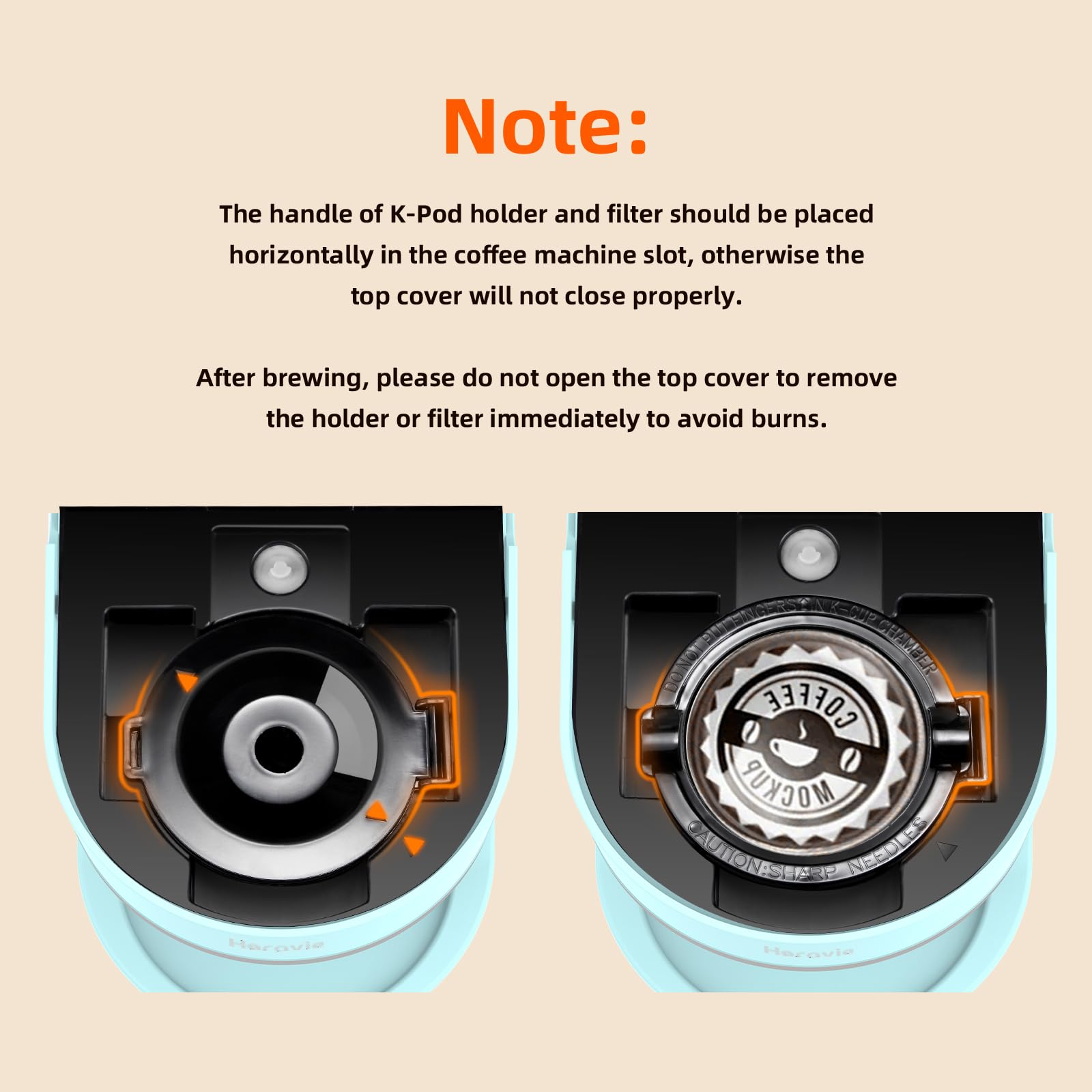 Horavie 6 to 12 oz brew sizes for customizable coffee.