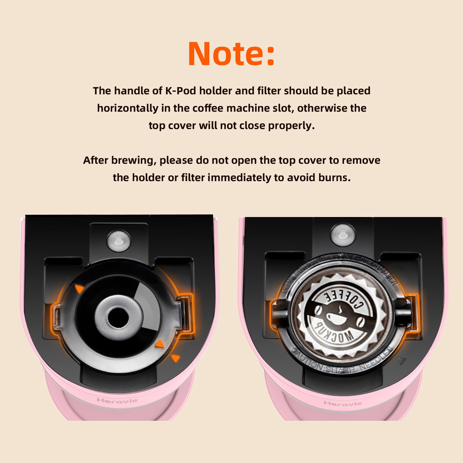 Horavie supports K-Cup and ground coffee for versatile options.