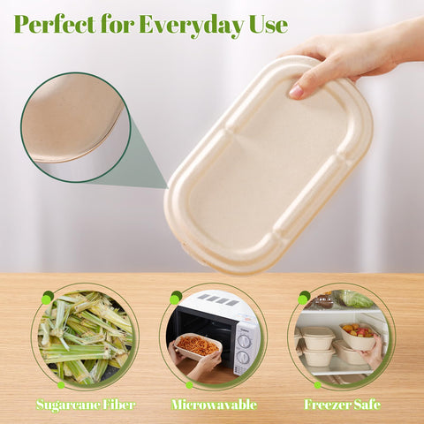 HorizonNest microwave-safe takeout container ideal for reheating leftovers.