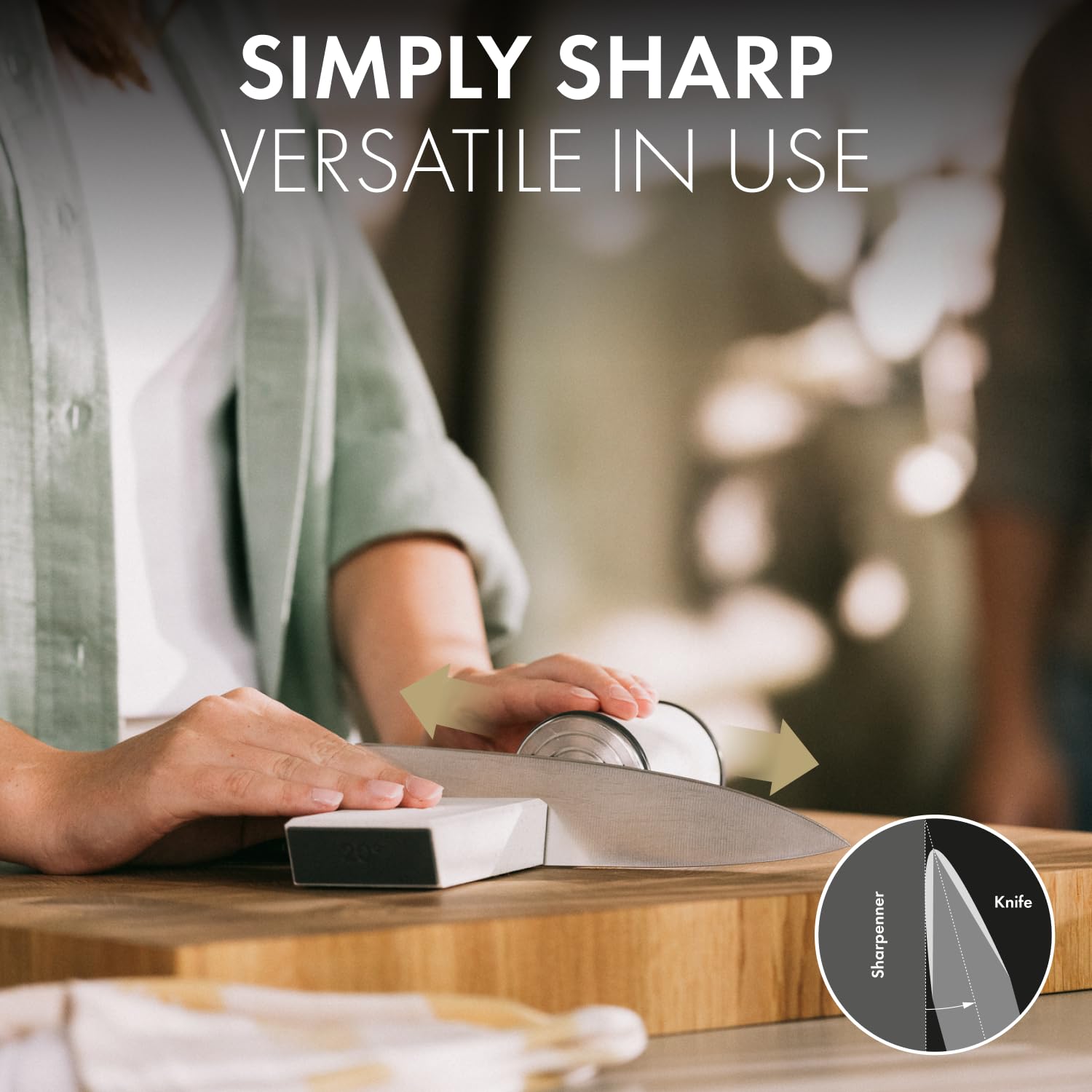 HORL 20-degree angle delivers robust edge performance.