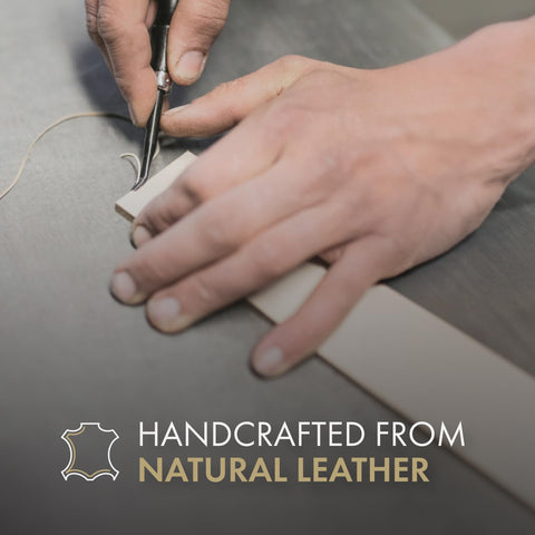 HORL Leather Strop craftsmanship in action with chef knives.
