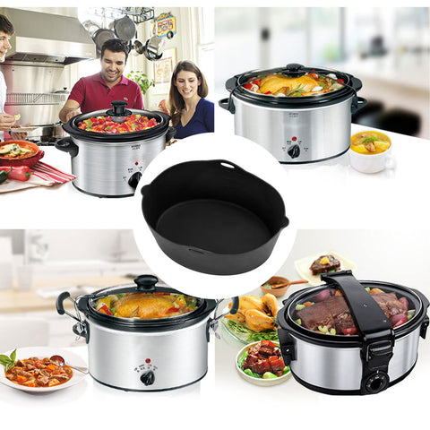 Horuhue reusable crockpot liner reduces waste and replaces disposable liners