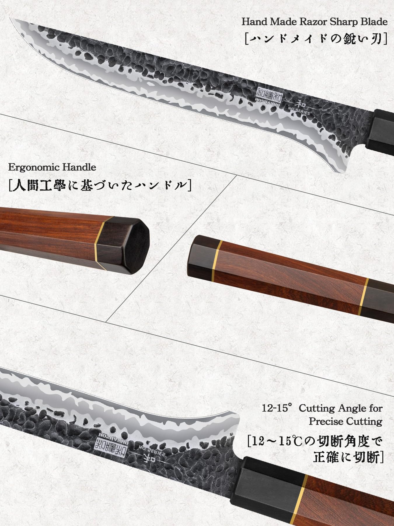 HOSHANHO 12-degree edge core enables effortless precision