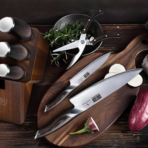 HOSHANHO 3.75-inch paring knife for precise trimming and peeling.