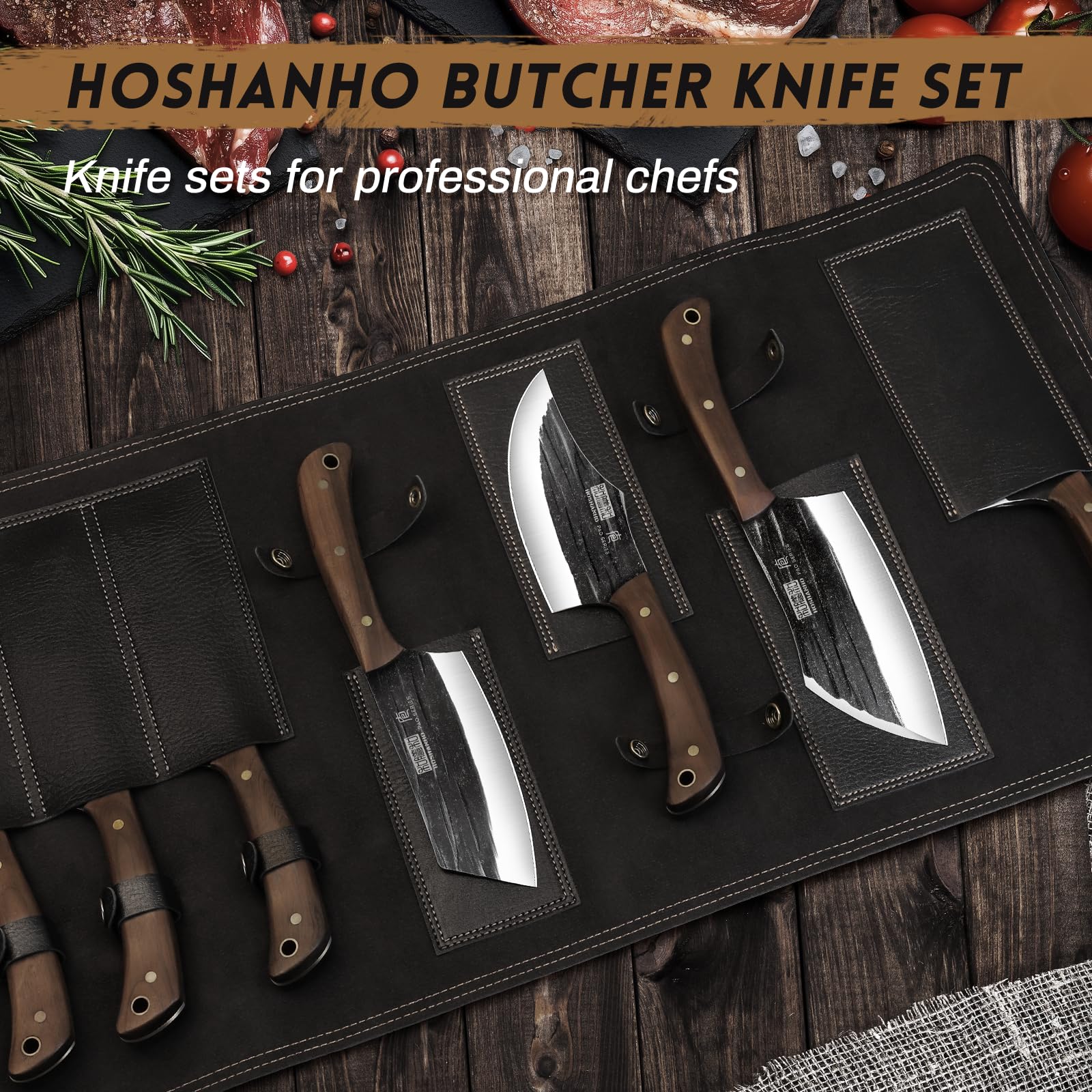 HOSHANHO 5.5-inch cleaver knife robust for chopping and mincing