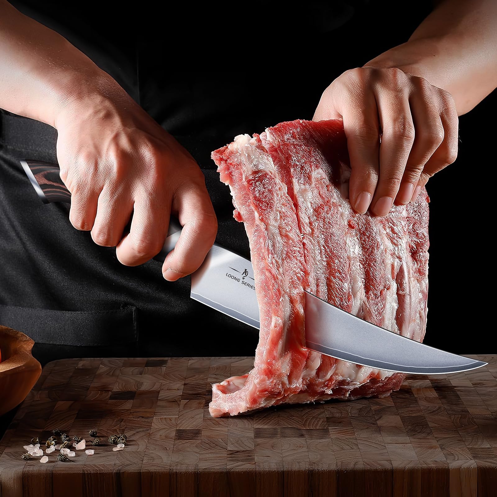 HOSHANHO deboning detail lets you lift meat cleanly from bone.