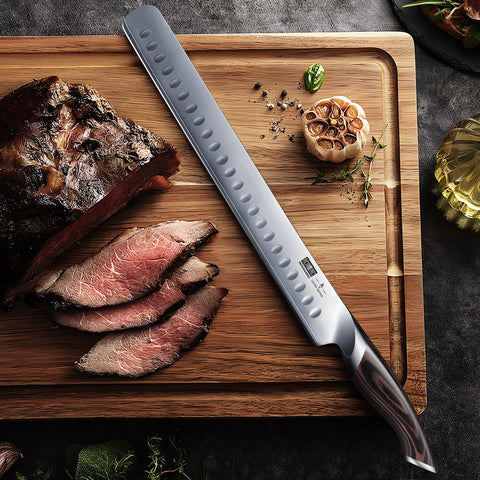 HOSHANHO brisket trimming with clean, even cuts