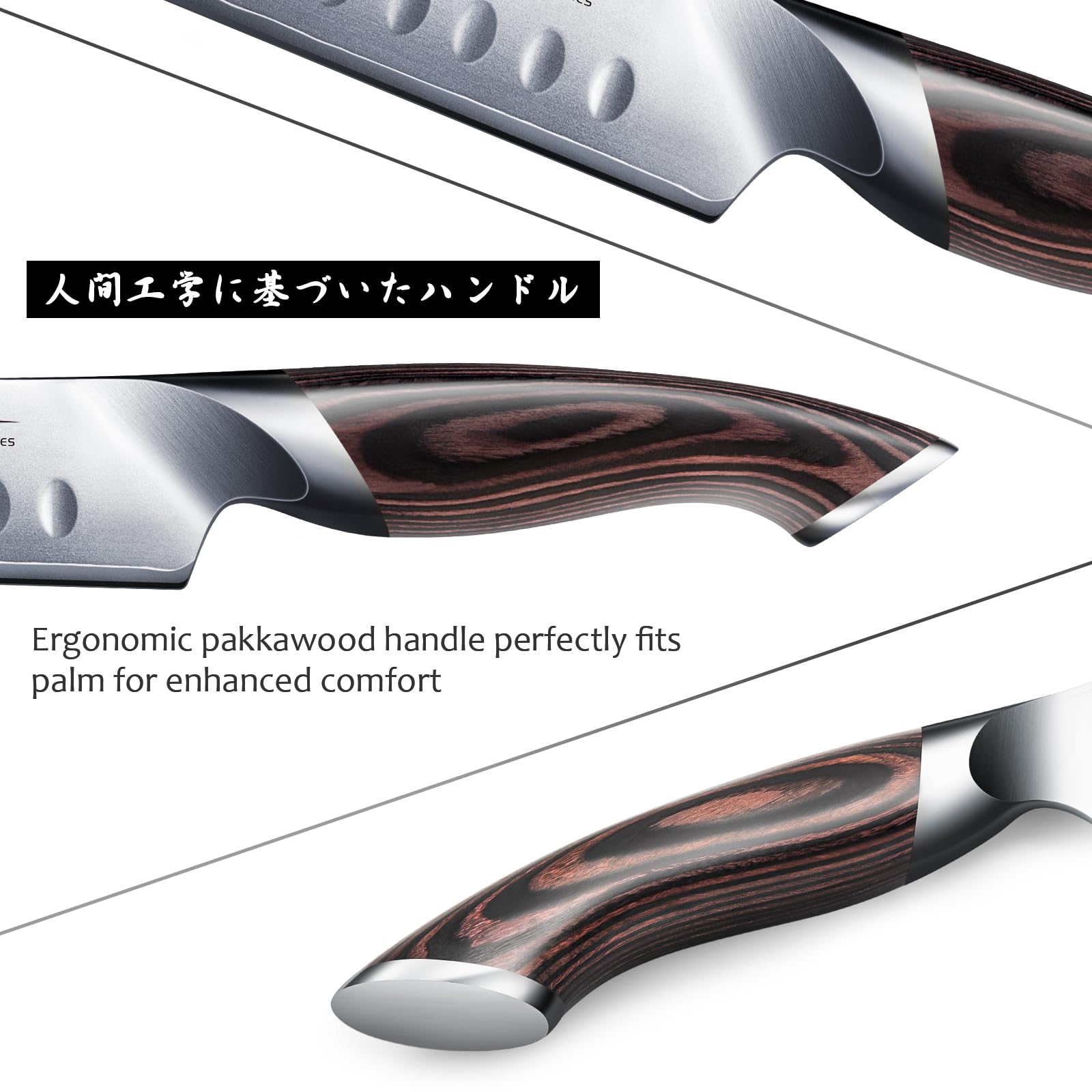 HOSHANHO knife slices through large meats with chef-grade precision