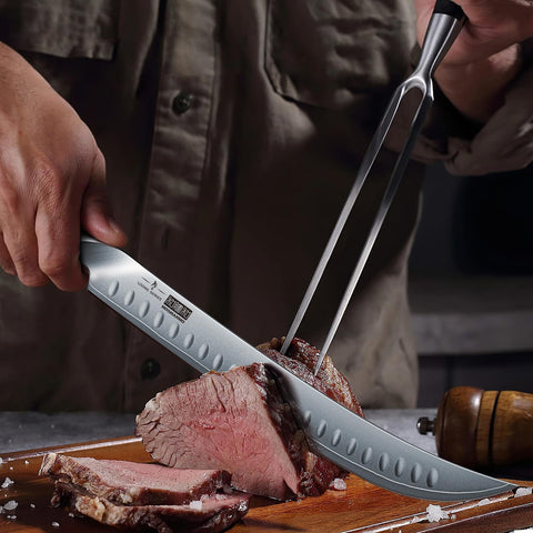 HOSHANHO professional-grade knife supports chefs in high-volume meat prep.