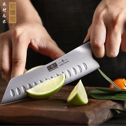 Versatile HOSHANHO chef knife ready for fruits, vegetables, and meat prep