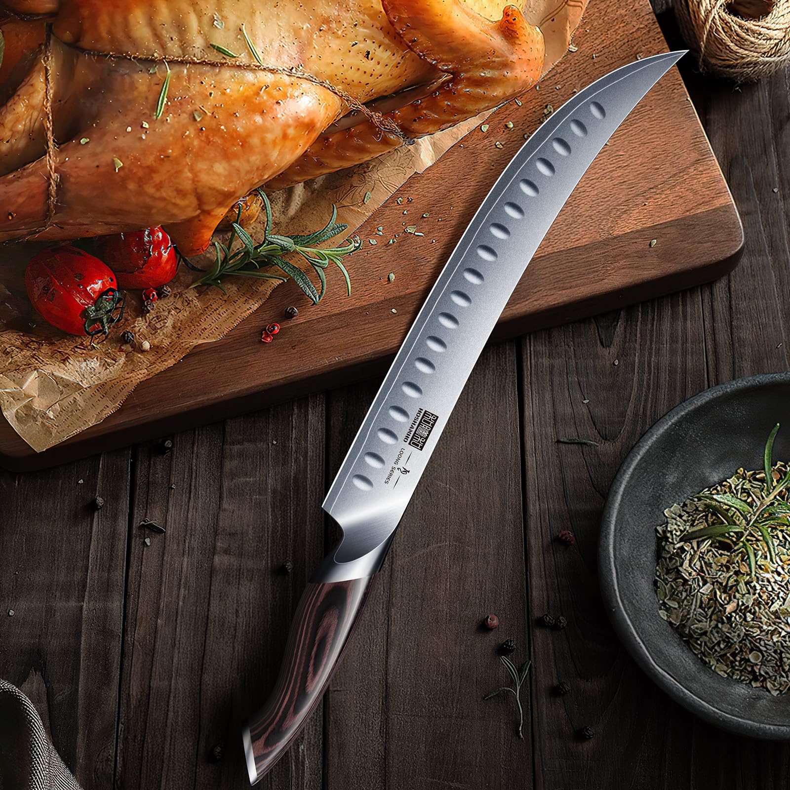 HOSHANHO easy-clean design with tight blade-to-handle join