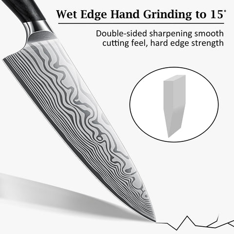 HOSHANHO high-carbon powder steel blade resists rust.