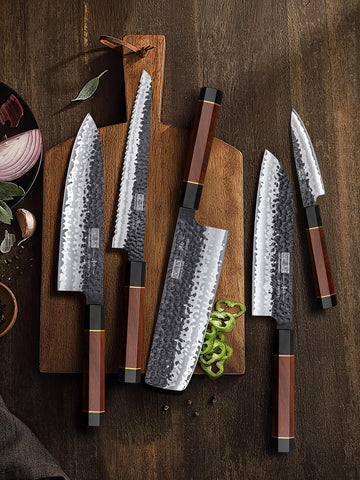 HOSHANHO full knife set displayed for professional and home use