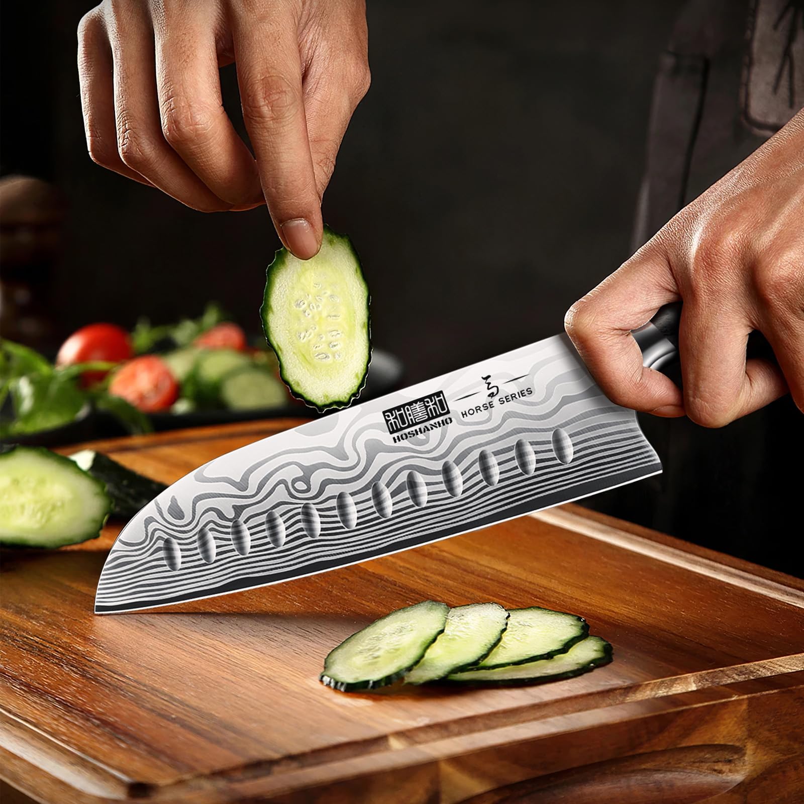 HOSHANHO 16-inch magnetic knife holder for organized storage