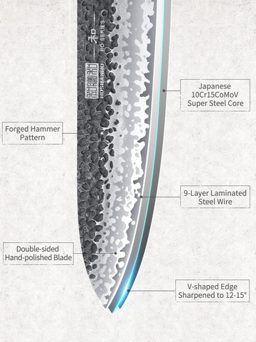 HOSHANHO nine-layer steel core highlights durable construction