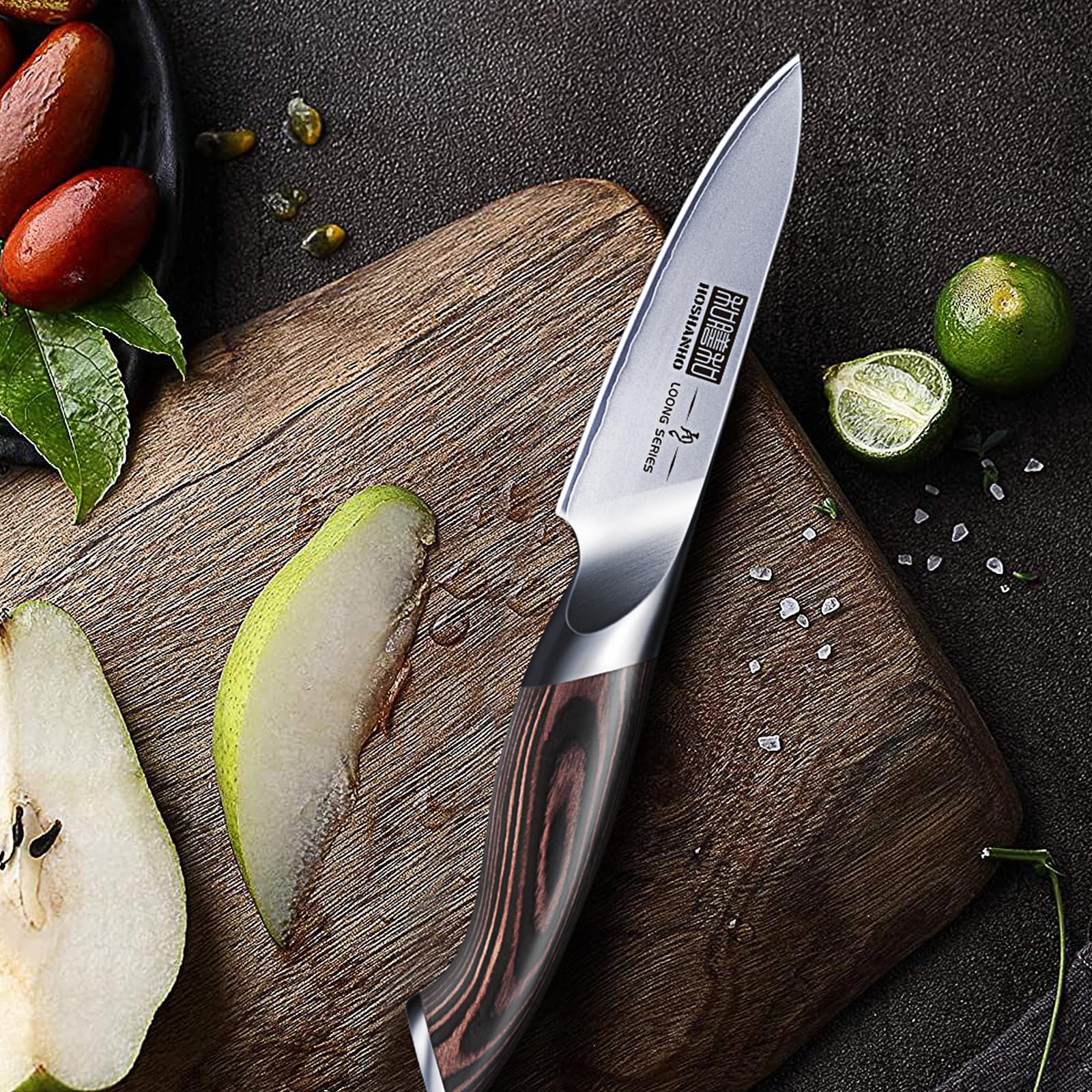 HOSHANHO paring knife blends elegant design with practical performance.