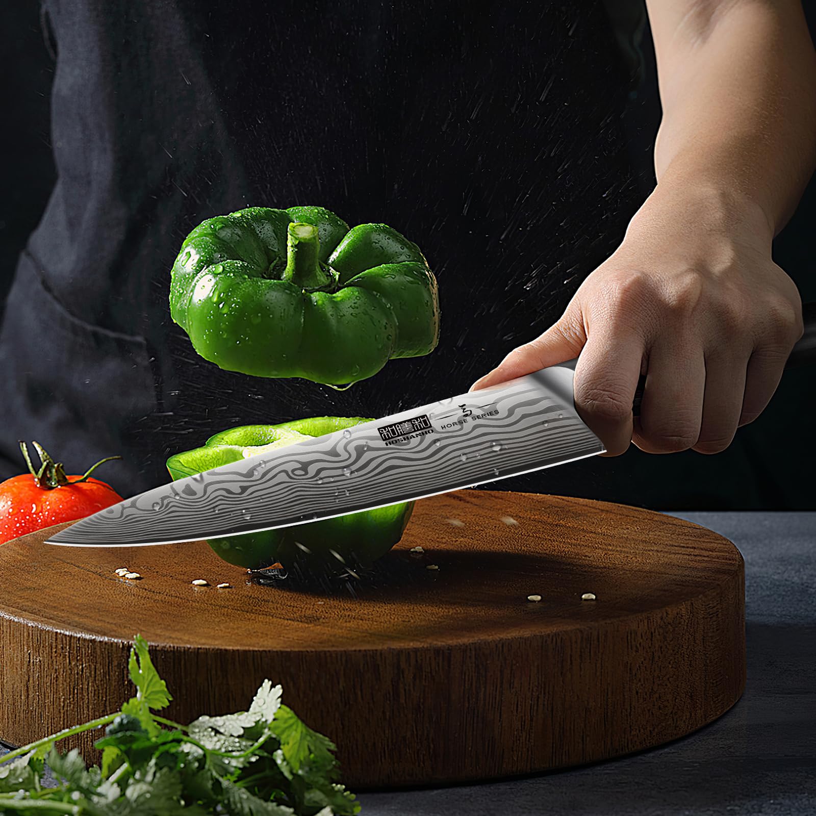 HOSHANHO rust-resistant blades for durable, long-lasting use.