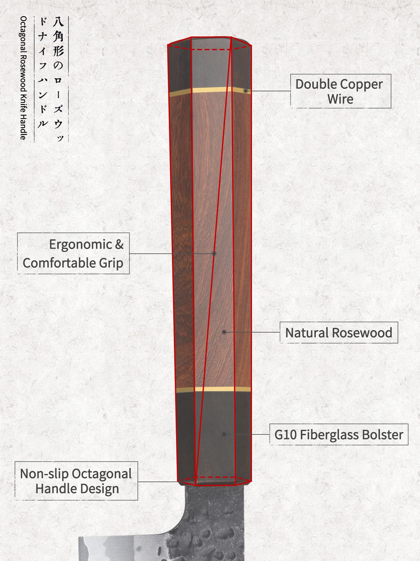HOSHANHO V-edge blade for clean, precise cuts