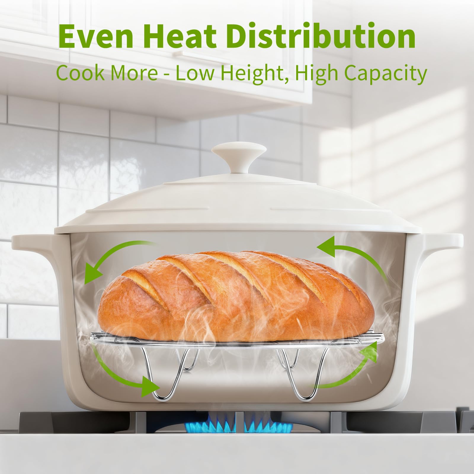 Hosimay dishwasher-safe steamer trivet for easy cleaning