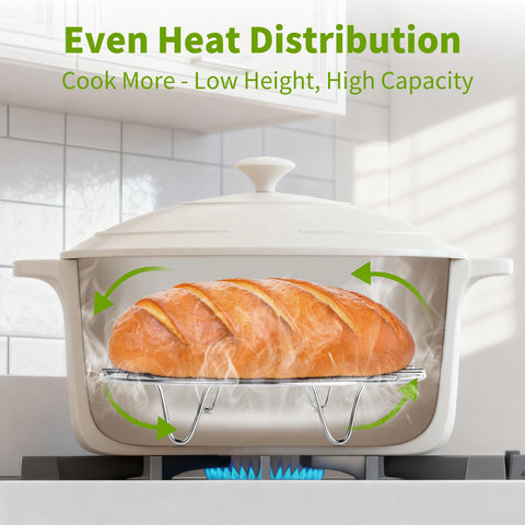 Hosimay dishwasher-safe steamer trivet for easy cleaning