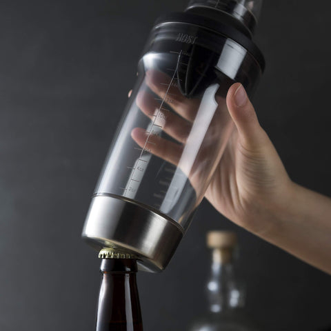 Host All-in-One Cocktail Shaker is dishwasher safe for easy cleanup