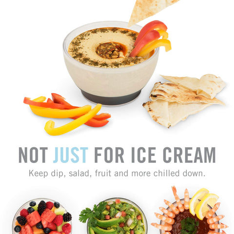 Host Ice Cream Freeze Bowl BPA-free plastic construction for safe daily use.