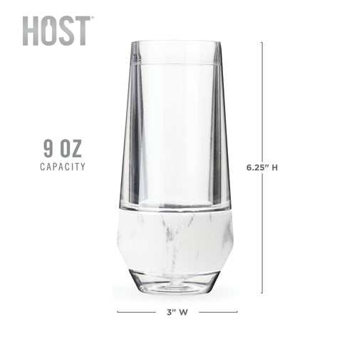 Host Champagne Freeze glass paired with bubbly prosecco for a sparkling moment