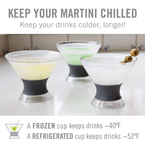 Host Freeze gel-insulated walls keep drinks cold without ice.