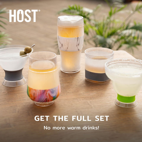 HOST Freeze XL double-wall technology keeps beverages colder longer.