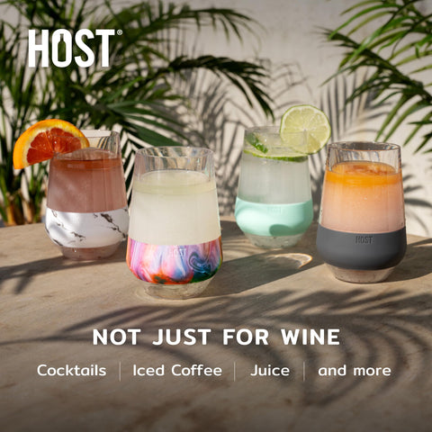 HOST Freeze XL freeze upside down ensures gel spreads evenly for optimal chilling.