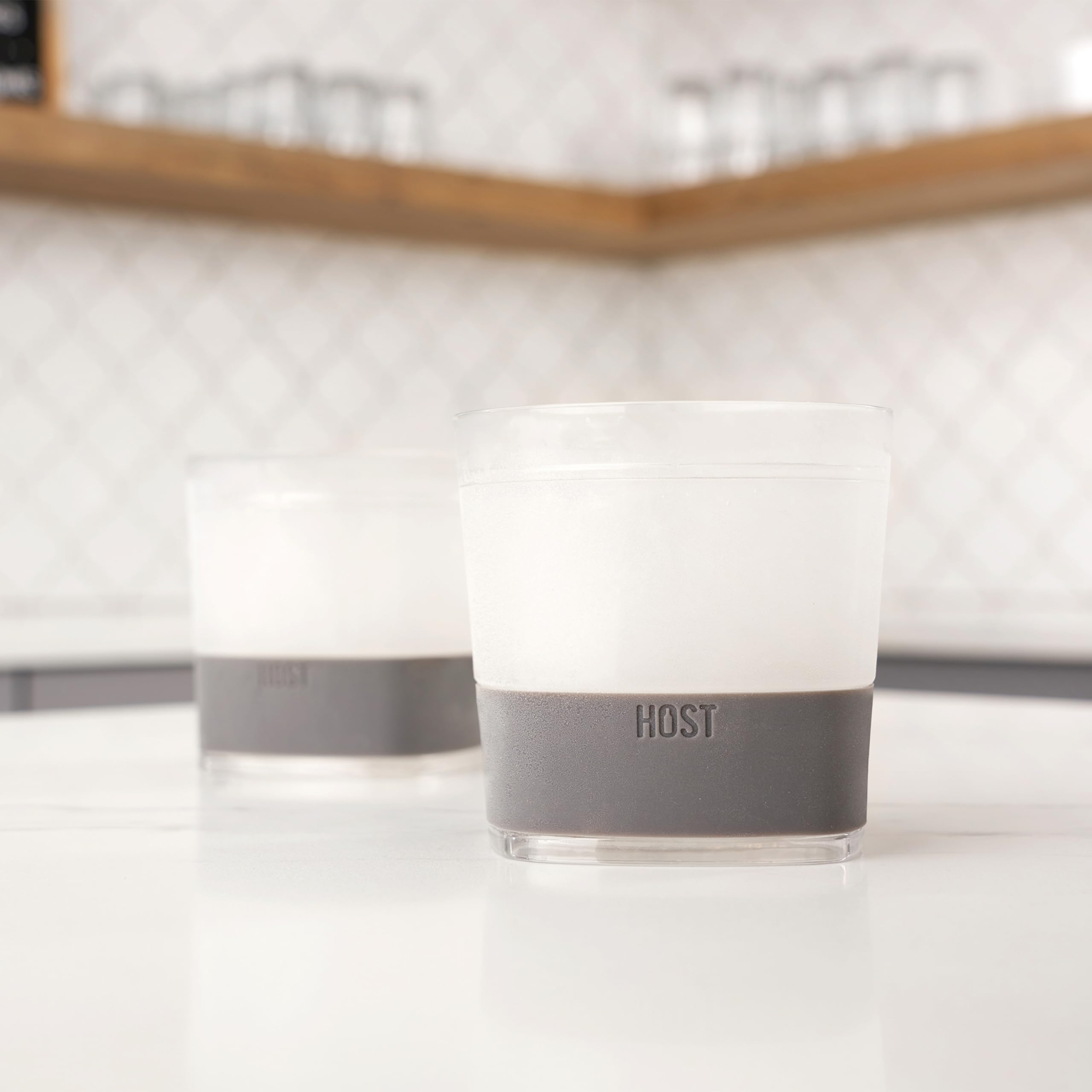 Host Whiskey Freeze glass outdoor use fits camping tables and patio gatherings