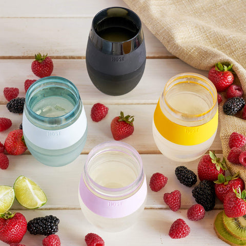 HOST Wine Freeze cup eight-point-five-ounce capacity fits a perfect pour.