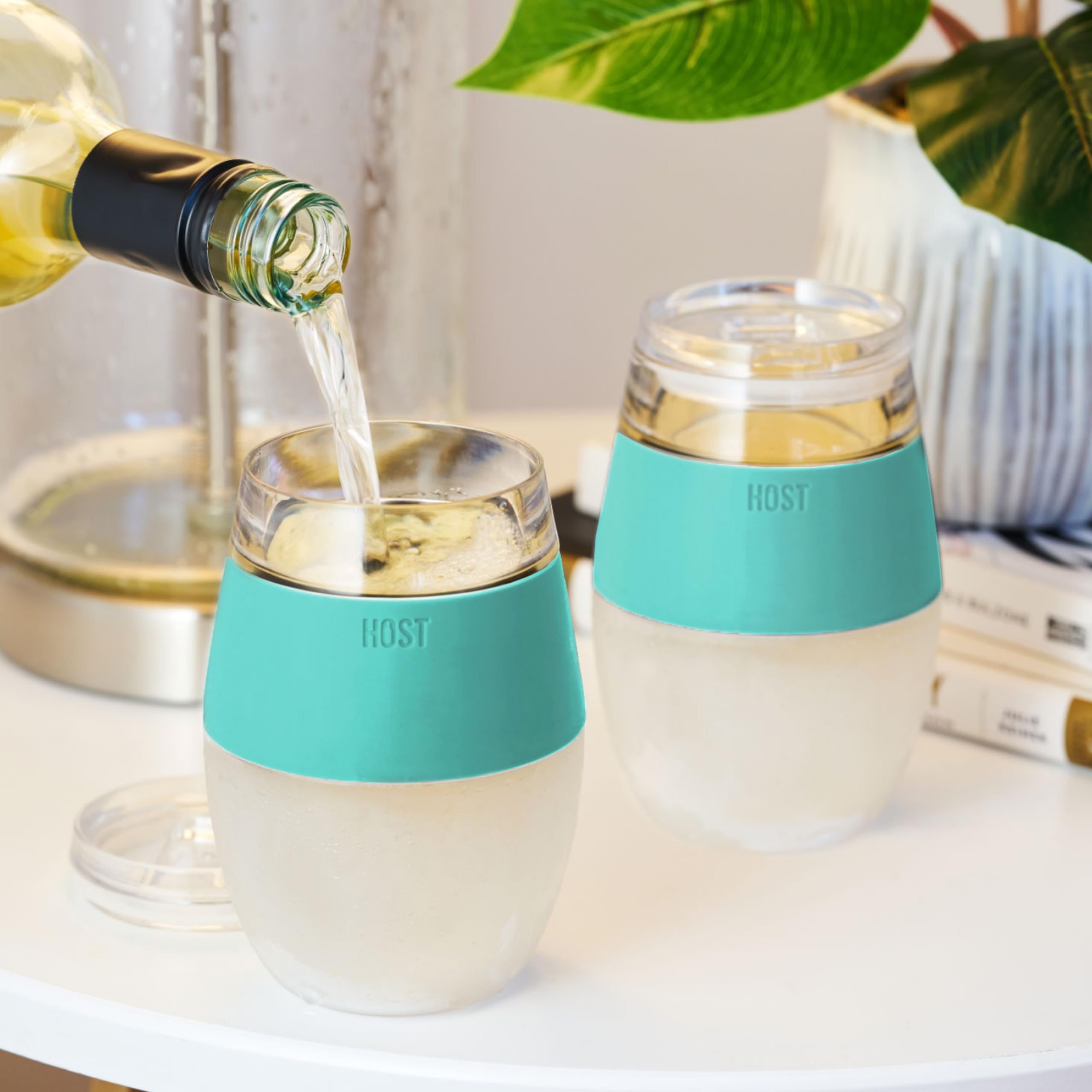 Host Wine Freeze Cup BPA-free plastic for durable outdoor use