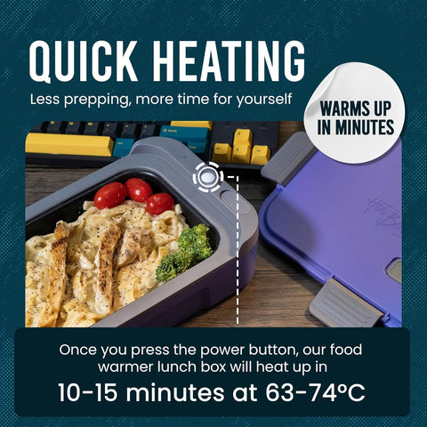 Hot Bento travel and outdoor use; compact design fits bag.