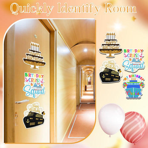 Hoteam balloon candle door magnet adds celebratory touch to any door.