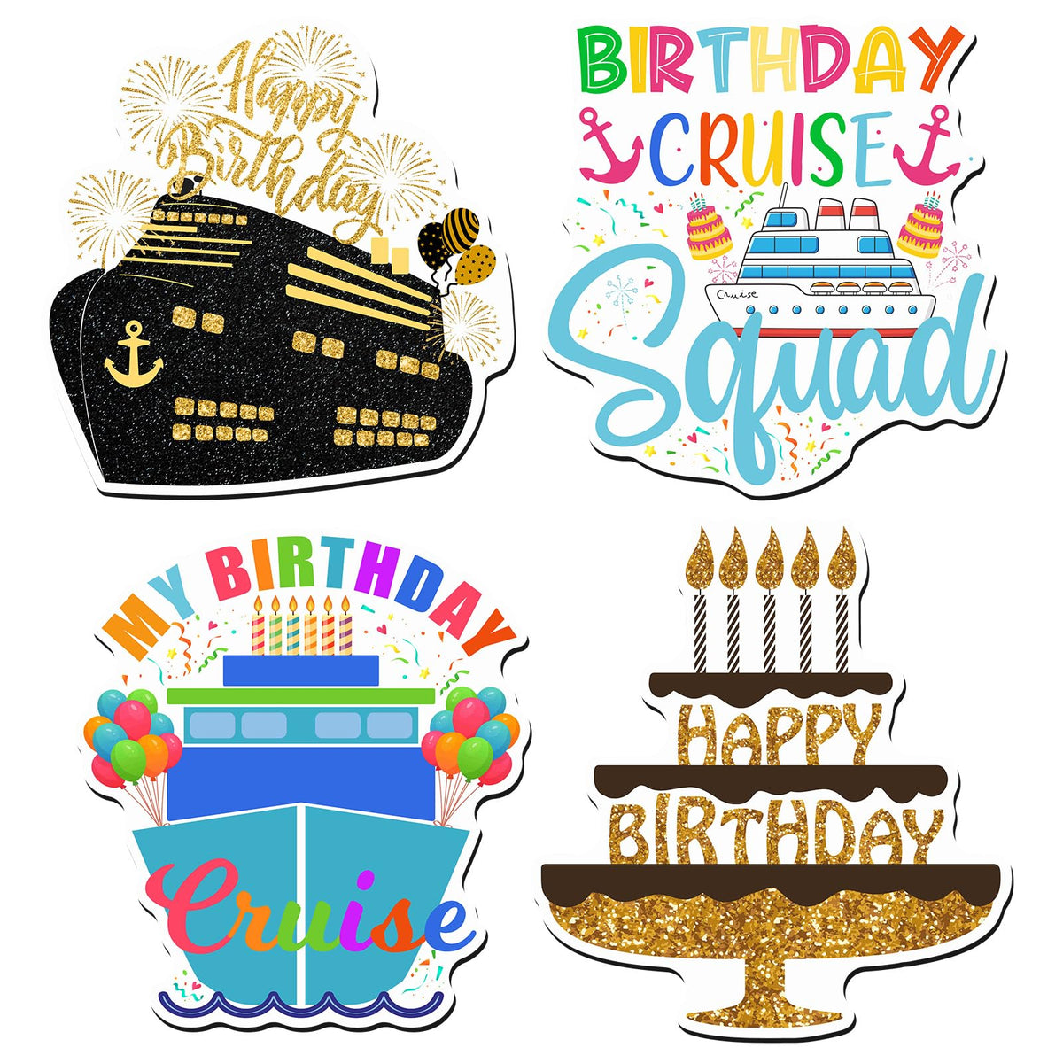 Hoteam birthday cruise door magnet ship for easy room identification and a festive vibe.