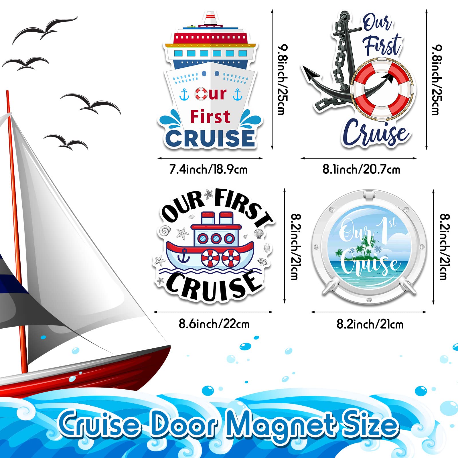 Hoteam anchor magnet: durable kitchen or door décor