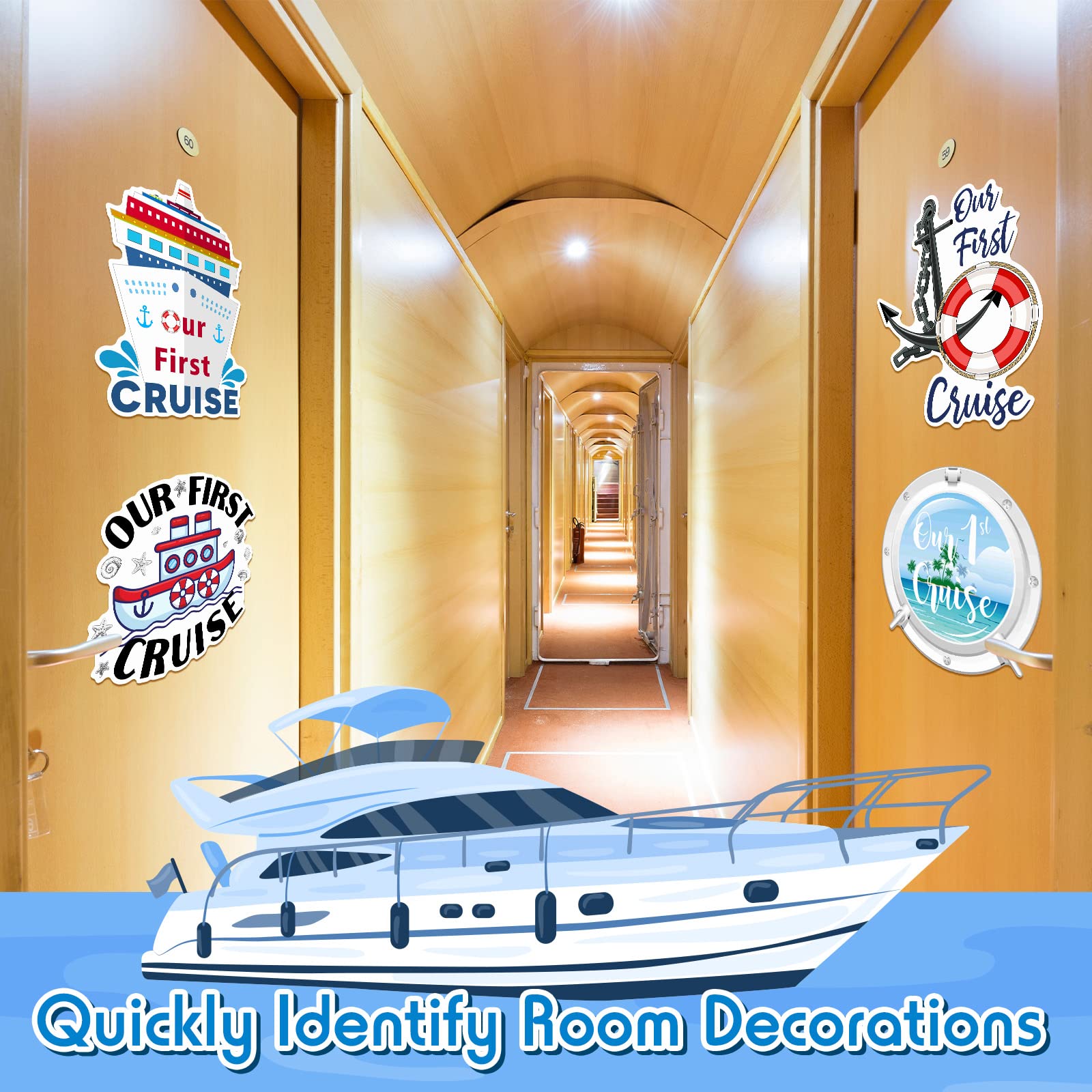 Hoteam sail magnet: bright travel-friendly door accent