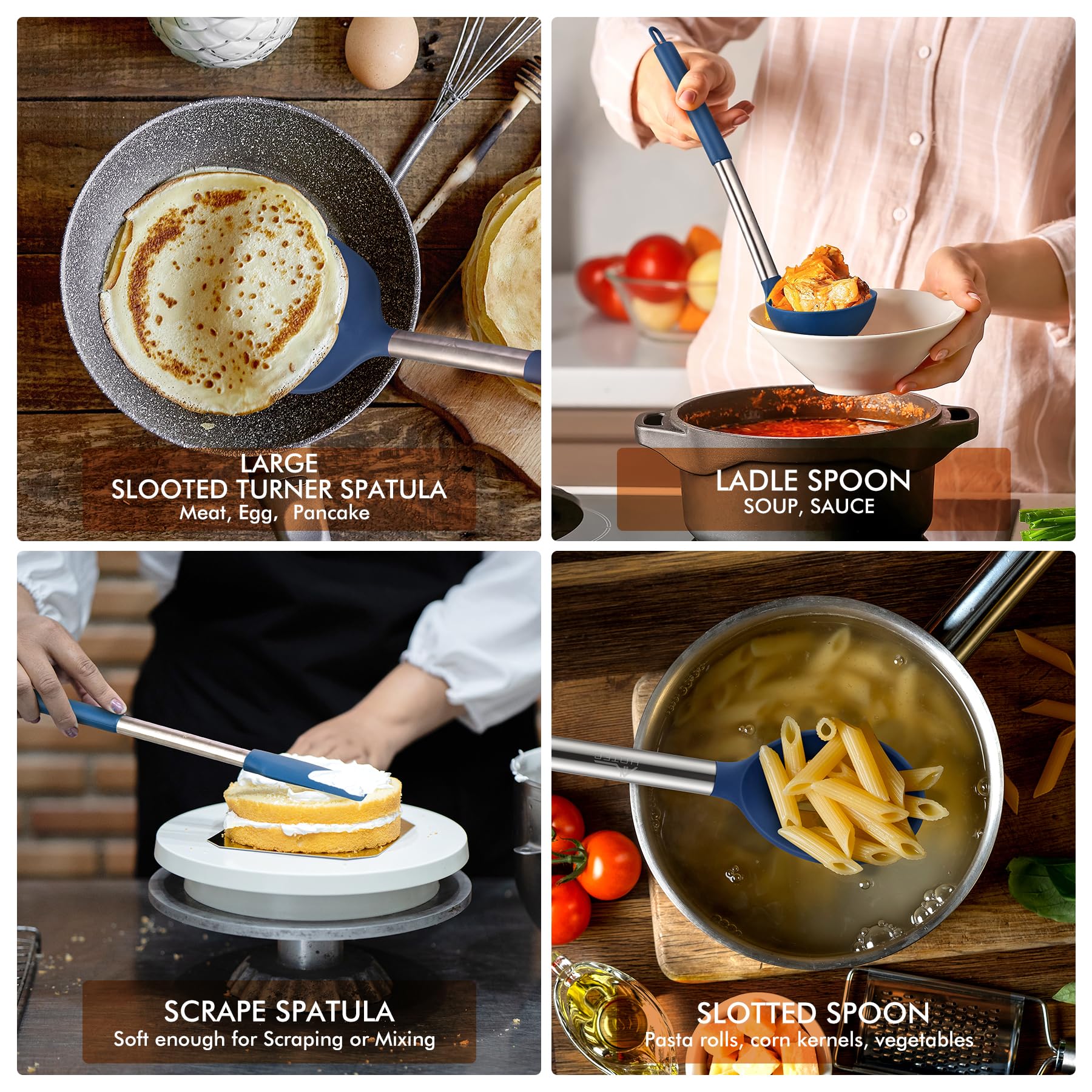 HOTEC basting brush for even sauce application and easy cleanup.