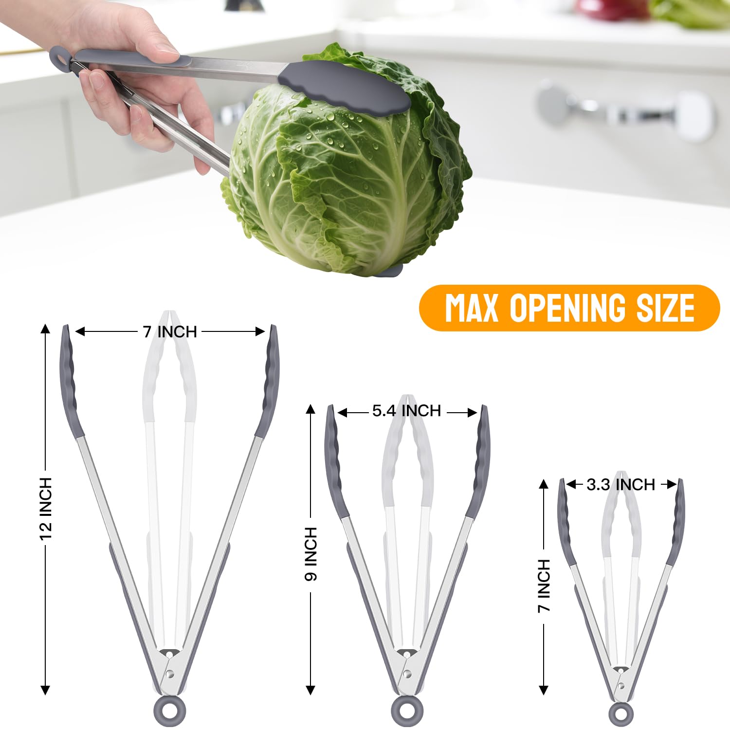 HOTEC dishwasher-safe tongs simplify cleaning after cooking