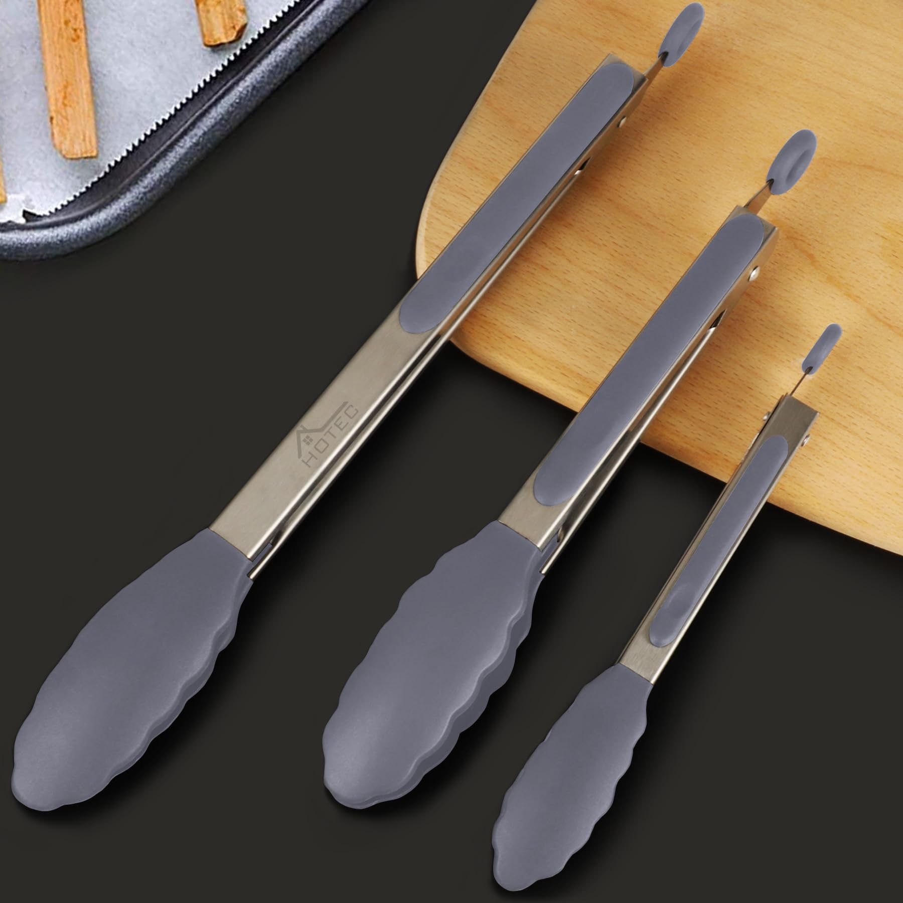 HOTEC cushioned non-slip handle provides a comfortable grip