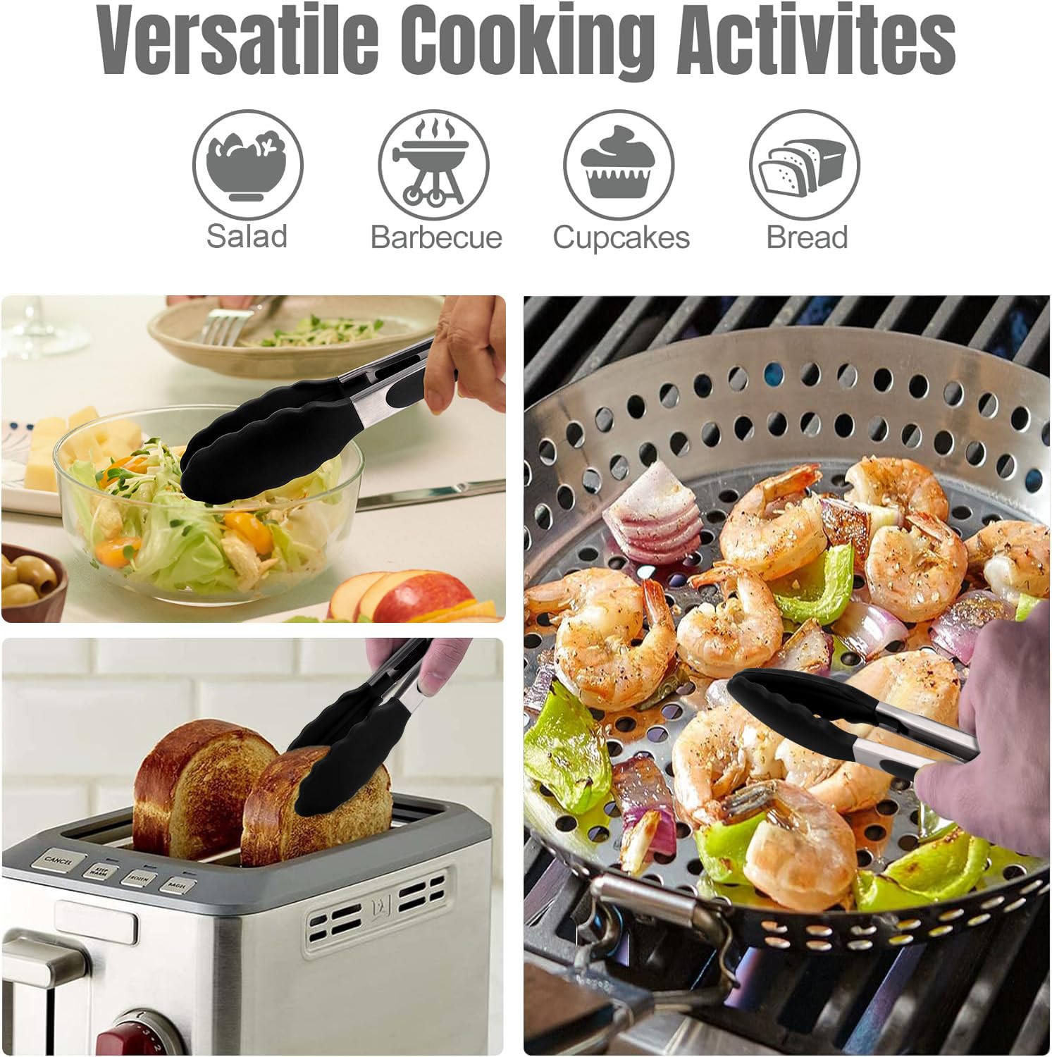 Hotec silicone tips resist heat and are dishwasher safe for easy cleaning.