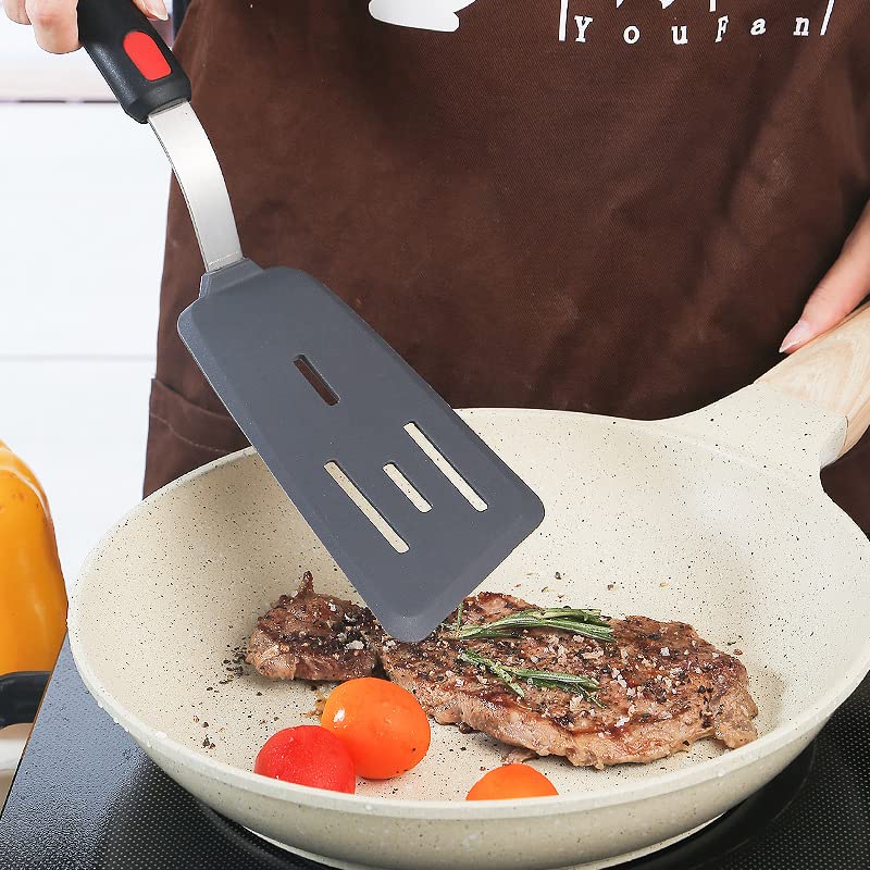 Hotec silicone spatula heat-resistant 600F withstands high heat