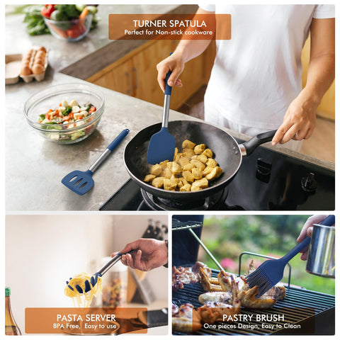 HOTEC spoon-ladle combo ideal for serving soups and sauces.