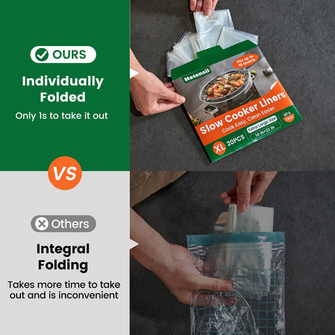 Hotensil disposable liner saves time with quick setup and cleanup.