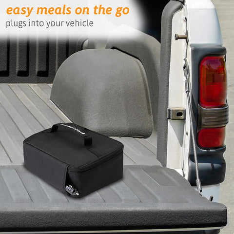 HotLogic Mini desk-ready lunch at work keeps meals warm without supervision