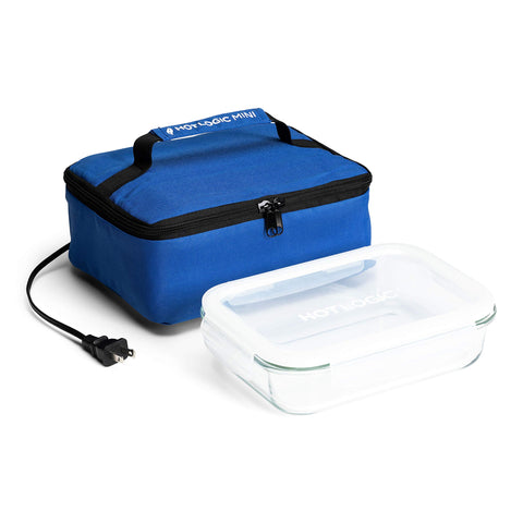 HotLogic Mini front view highlights portable warmth for on-the-go meals.