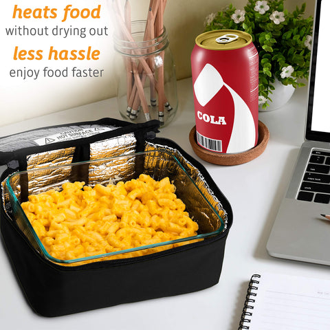 Travel-ready HOTLOGIC Mini supports meal prep and warm meals.