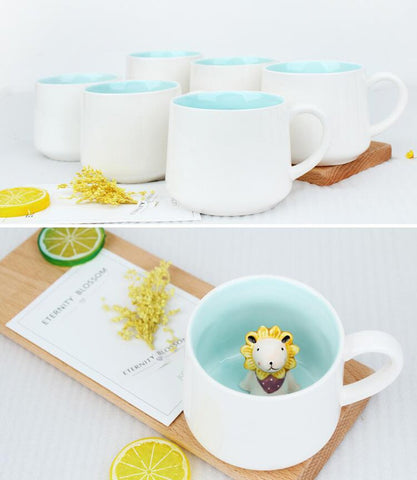Hotmiss hand-painted 3D cow mug closeup showcasing craftsmanship