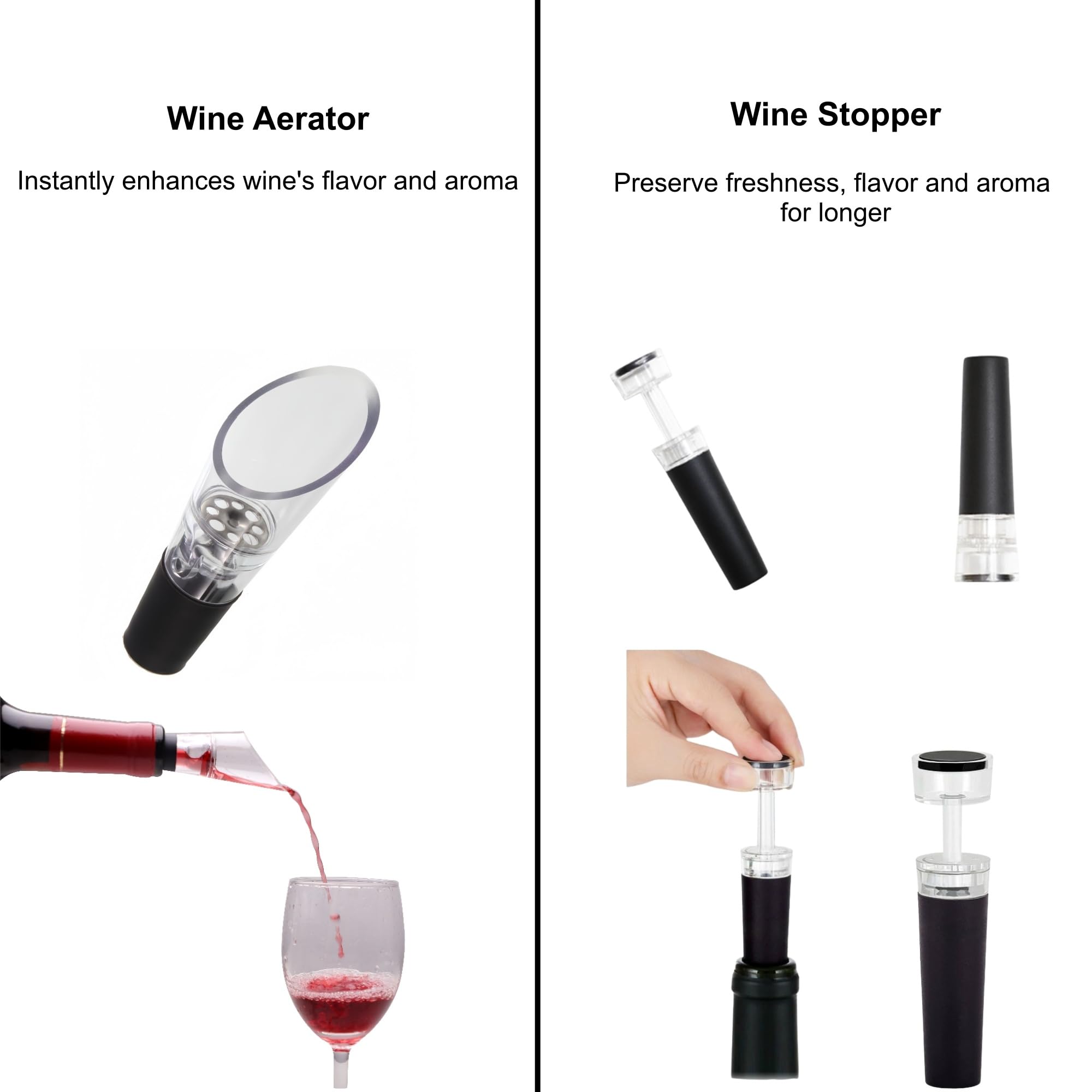 Hotool gravity-sensing wine opener in action for smooth cork release